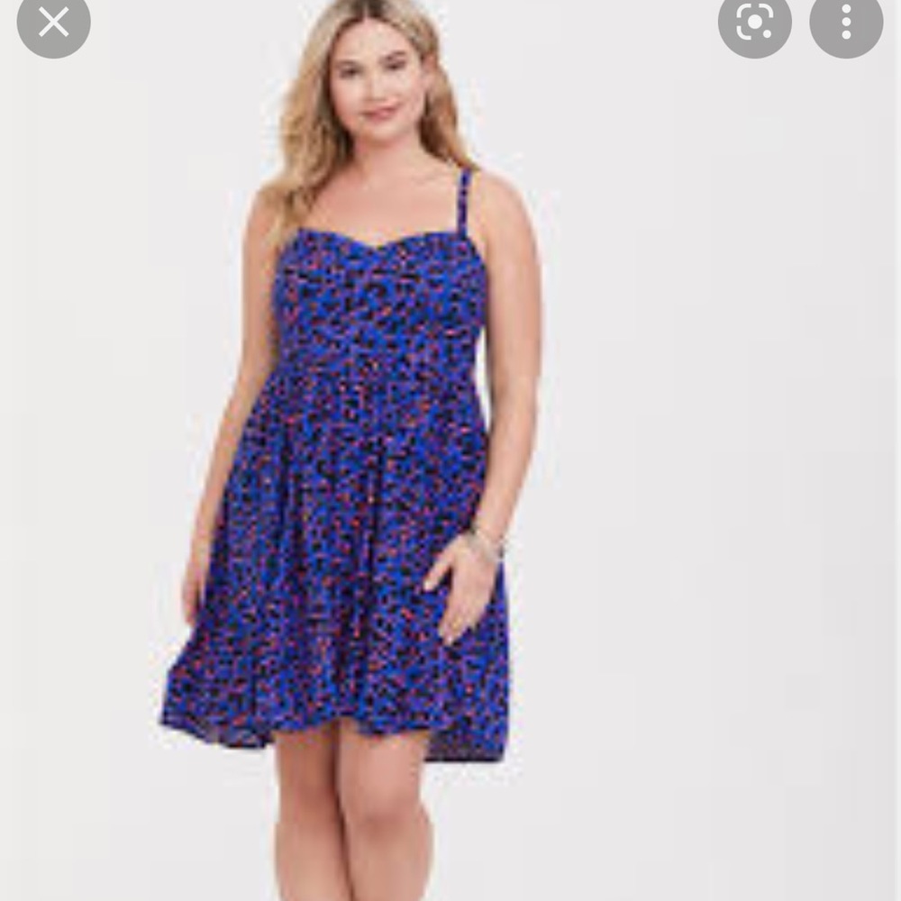 Torrid size 1 leopard dress- good condition